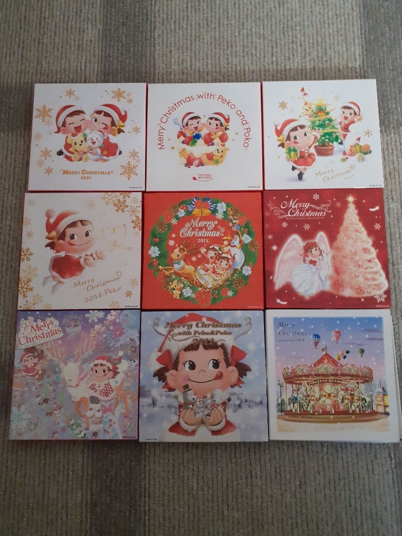 不二家⭐ペコちゃんクリスマスケーキ皿&カップ37点セット 不二家 - フジヤ FUJIYA 不二家 ペコちゃん クリスマス 絵皿 皿