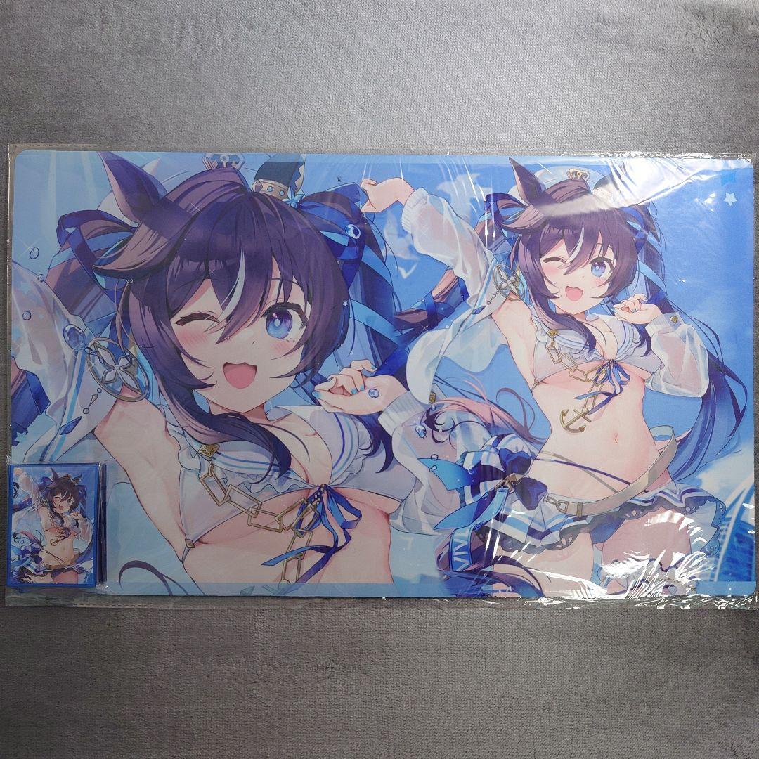 α2 ウマ娘 水着&海&鴎 ヴィブロス スリーブ&プレイマット ウマ娘 ヴィブロス 水着 カードスリーブ プレイマット セット【shir