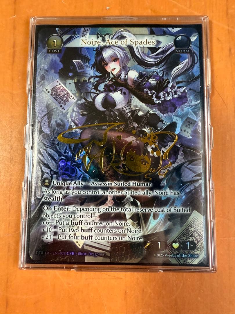 その他 Noire, Ace of Spades CSR Grand Archive Grand ArchiveTCG『Noire, Ace of Spades』Distorted