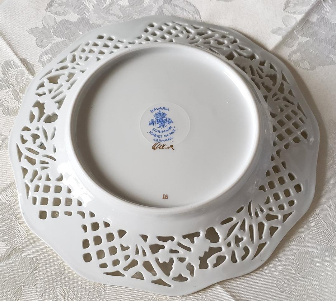 シューマン ⑮ ババリア 勿忘草 ピアス プレート 21.5cm