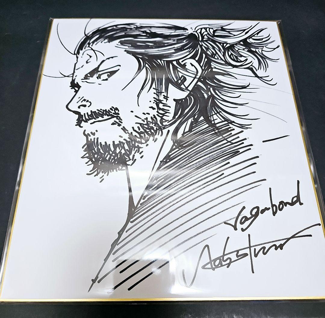 バガボンド 宮本武蔵 イラスト 直筆サイン色紙 - メルカリ