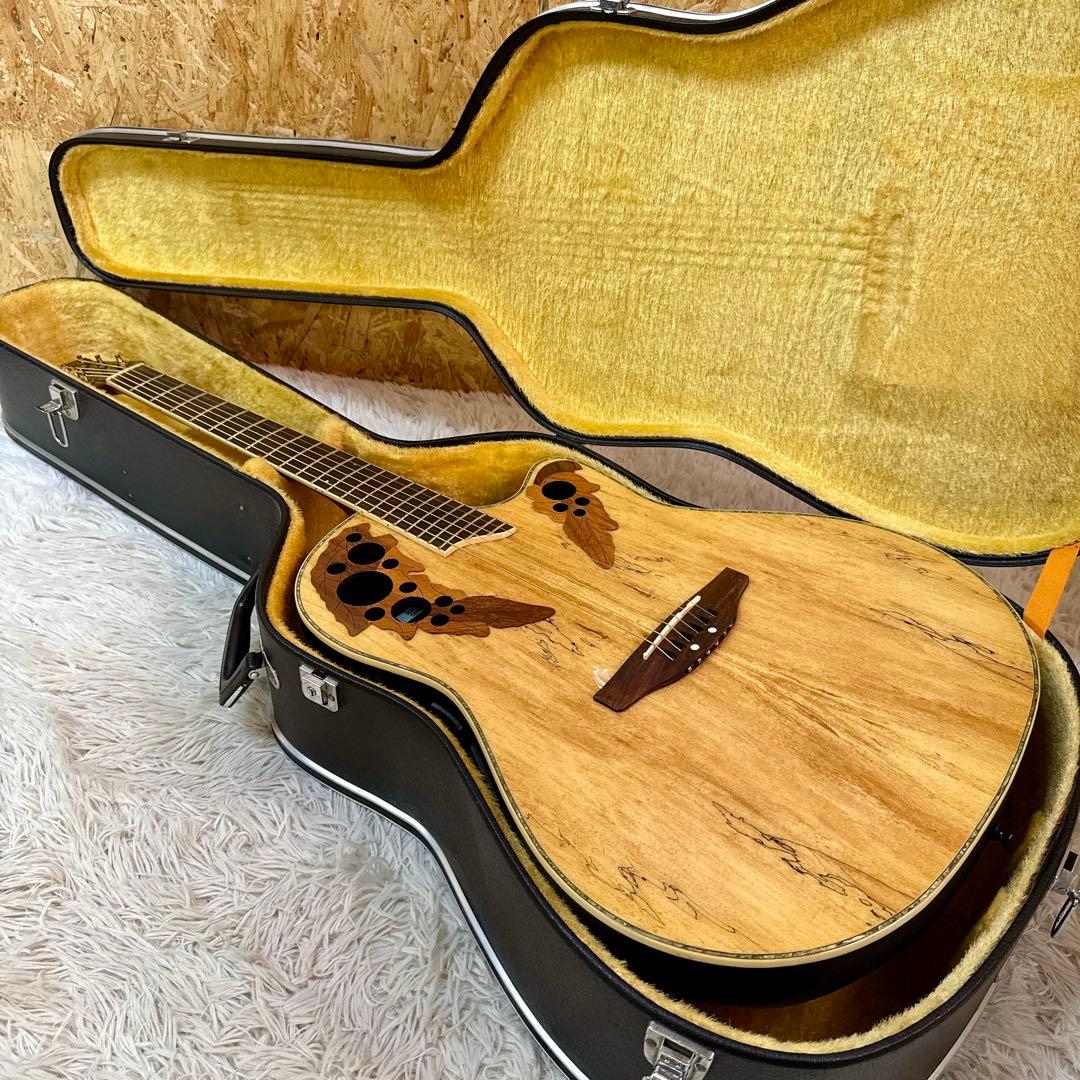 美品！Ovation Celebrity CC44 ナチュラル 木目 エレアコ Ovation Celebrity CE44-4-G Natural エレアコギター アコースティック