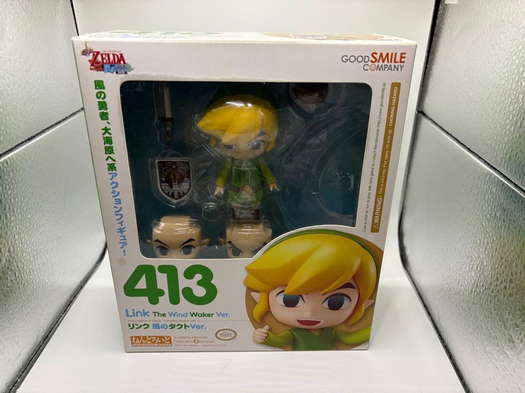 新品未開封 ねんどろいど 413 ゼルダの伝説 リンク 風のタクトver. ねんどろいど 413 リンク 風のタクトVer. ゼルダの伝説 風のタクトHD