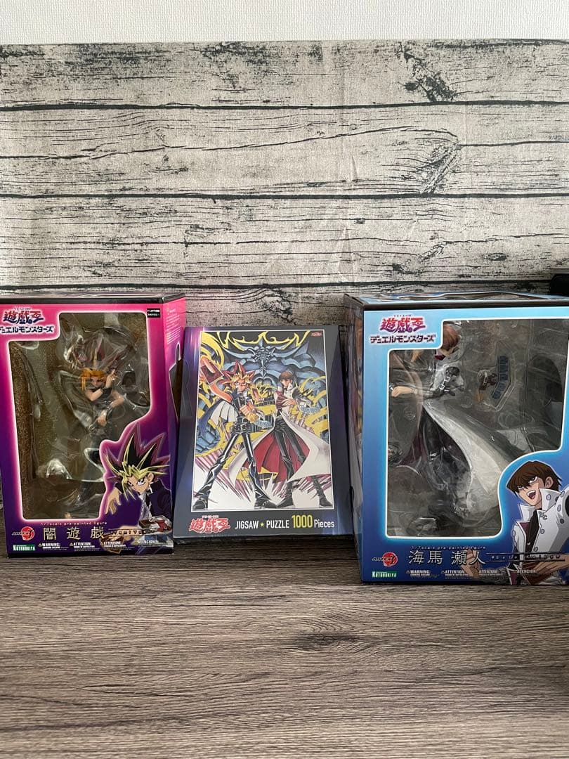 送料無料　新品未開封　遊戯王 フィギュア　激レアパズル　セット 遊戯王カードゲームモンスターフィギュアコレクション マジシャンズ