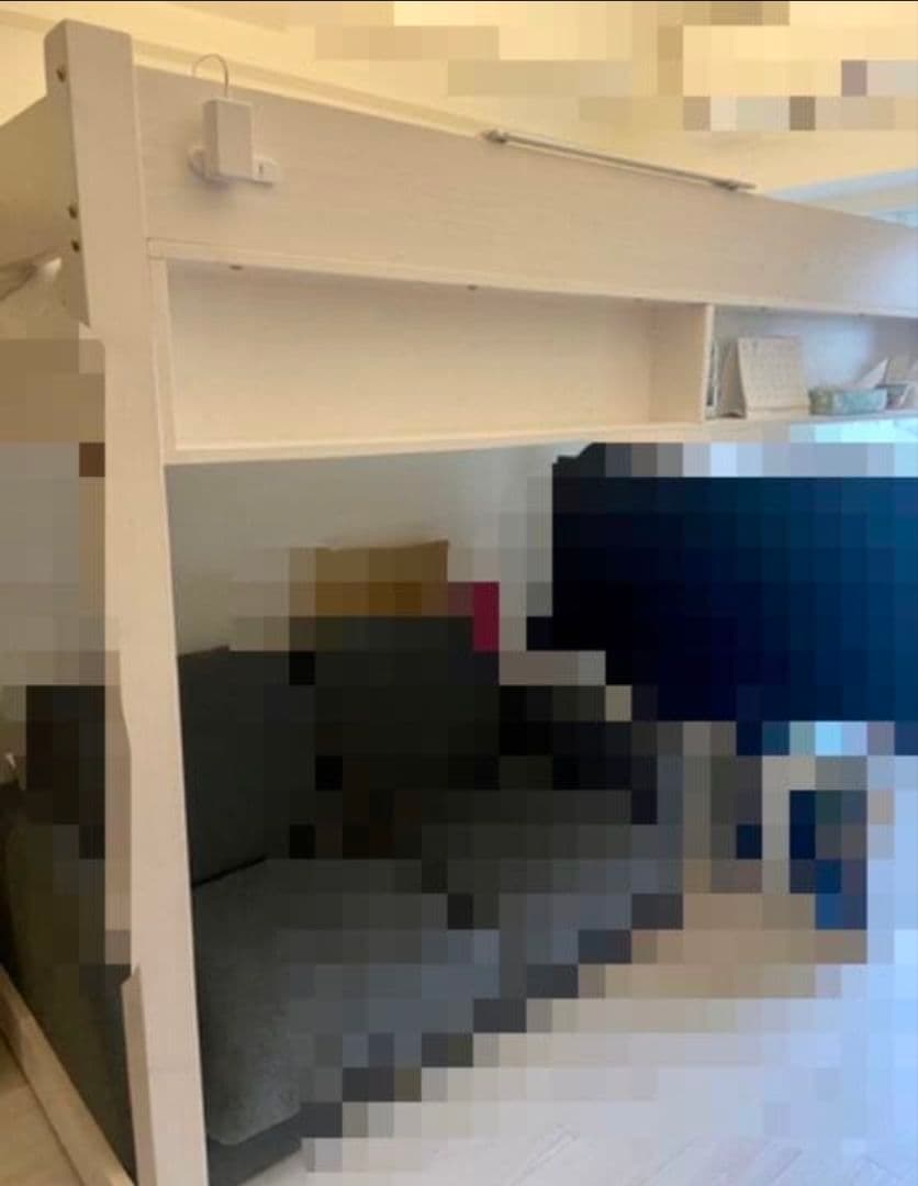 【直接引取り可】LOWYA ロフトベッド 北欧産パイン材 白色 直接引取り可】LOWYA ロフトベッド 北欧産パイン材 白色 - メルカリ