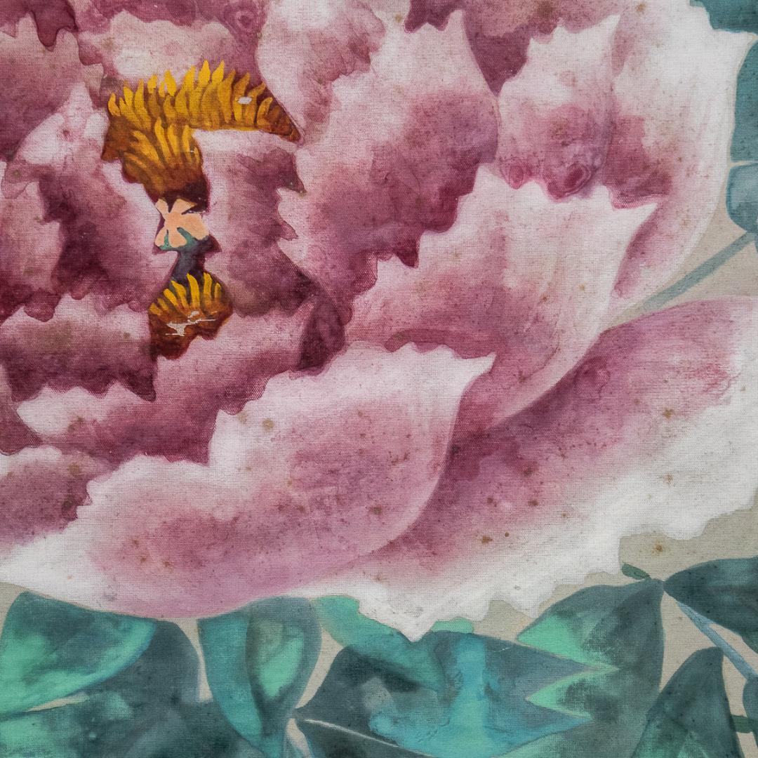 掛軸-991 富取風堂 牡丹 共箱 - メルカリ