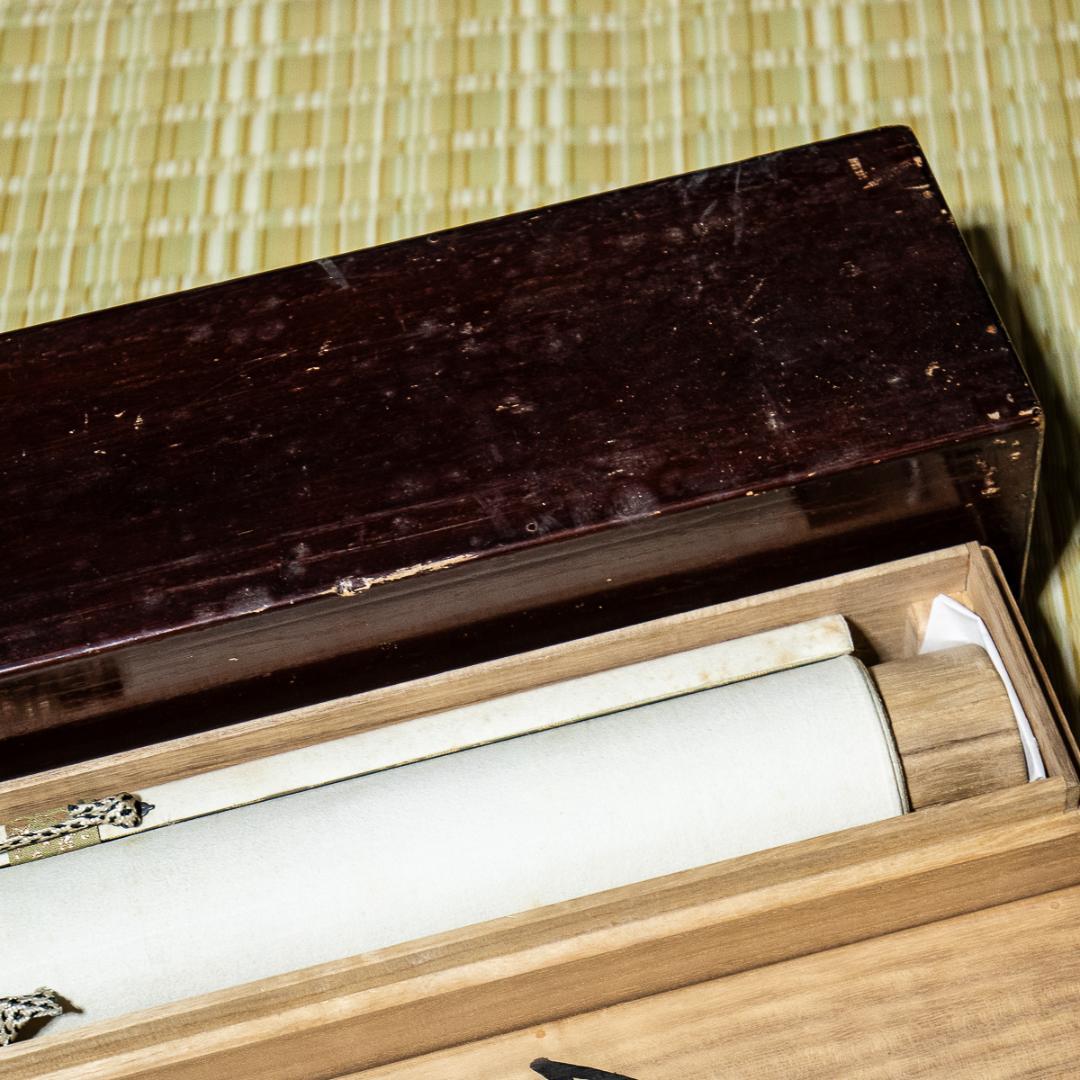 掛軸-991 富取風堂 牡丹 共箱 - メルカリ