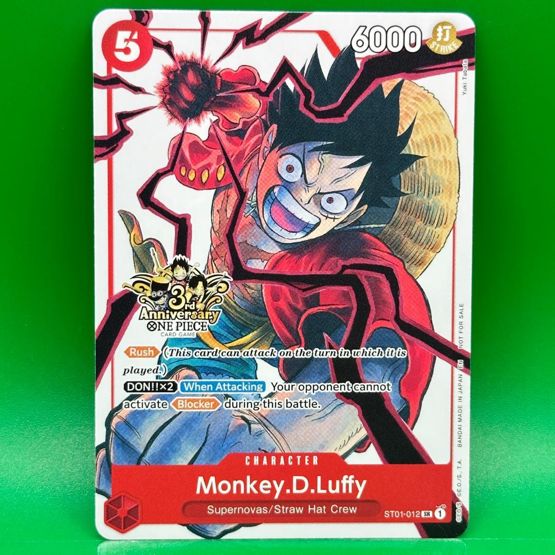 ワンピース 海外限定 ルフィ プロモ 3rd Anniversaryロゴ 英語 - メルカリ