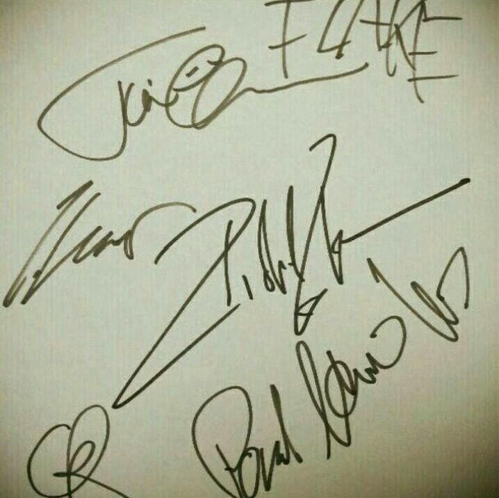 【ラムシュタイン】Rammstein 直筆サイン色紙 Lindemann HWC Trading FR Till Lindemann Rammstein Gifts Printed Signed