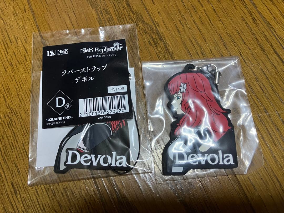 ラバーストラップ NieR ニーアオートマタ ニーアレプリカント デボル