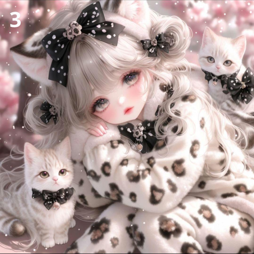 ⭐時間限定パネル⭐ ① 女の子パネル生地 ♡オーダー受付中