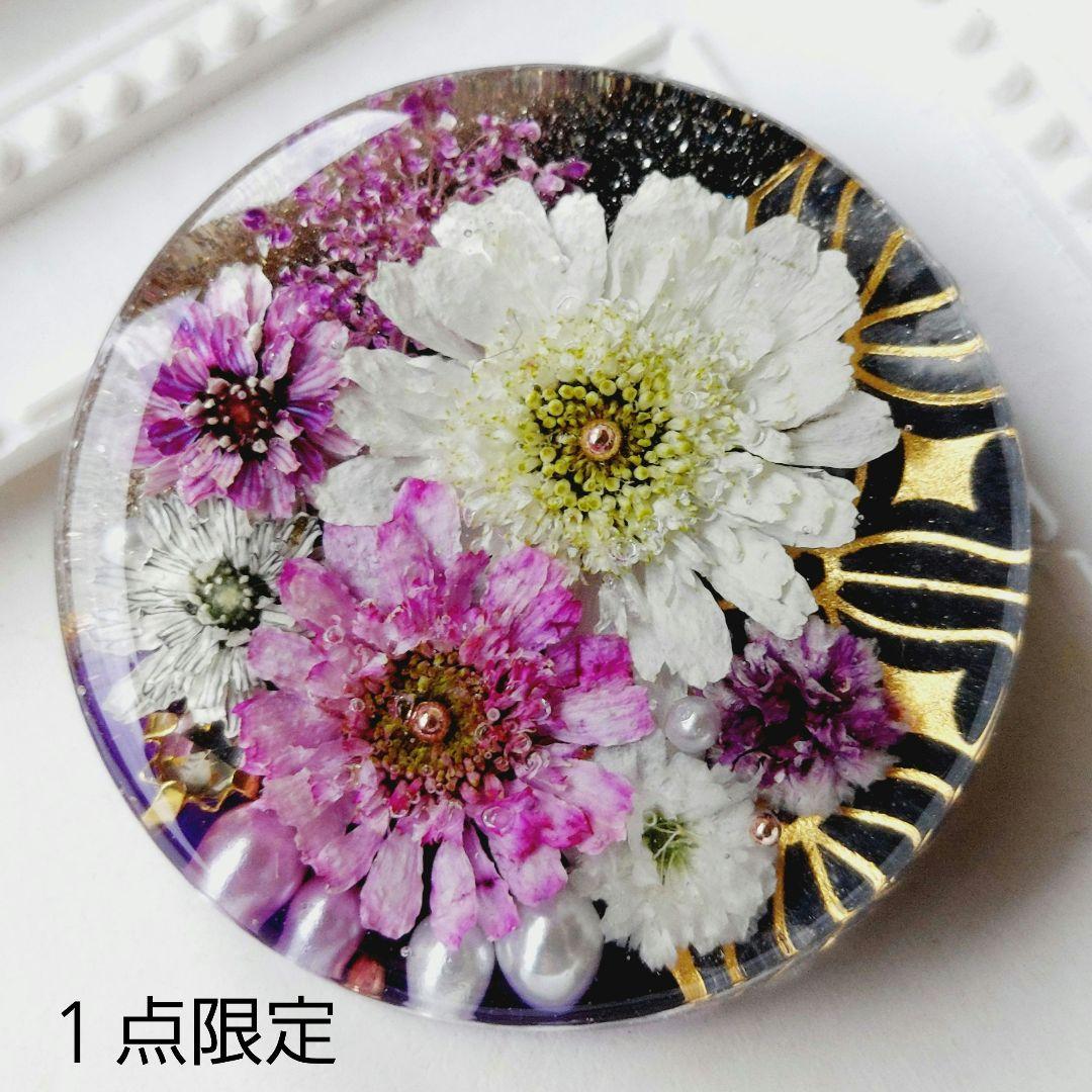 【1695】レジン　マトリカリア　ヘアゴム　ポニーフック　ブロ―チ　ハンドメイド レジン 猫 うさぎ ヘアゴム ブローチ ポニーフック No.550 - メルカリ