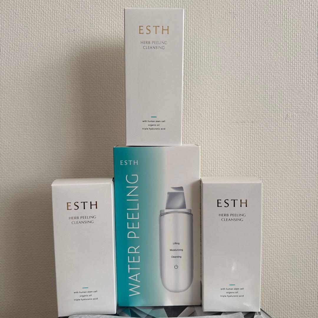 送料無料❣️本日発送❣️ESTH ウォーターピーリングセット　クレンジング3本つき 楽天市場】《公式》 ESTH エス ハーブピーリング クレンジング 毛穴