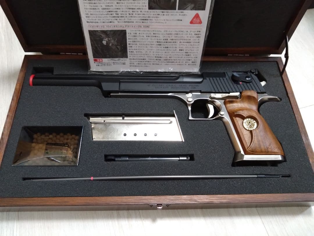 デザートイーグル 10インチカスタム バイオハザード2 限定版　レオン Rare! Limited Edition Desert Eagle 10-inch Resident Evil Leon