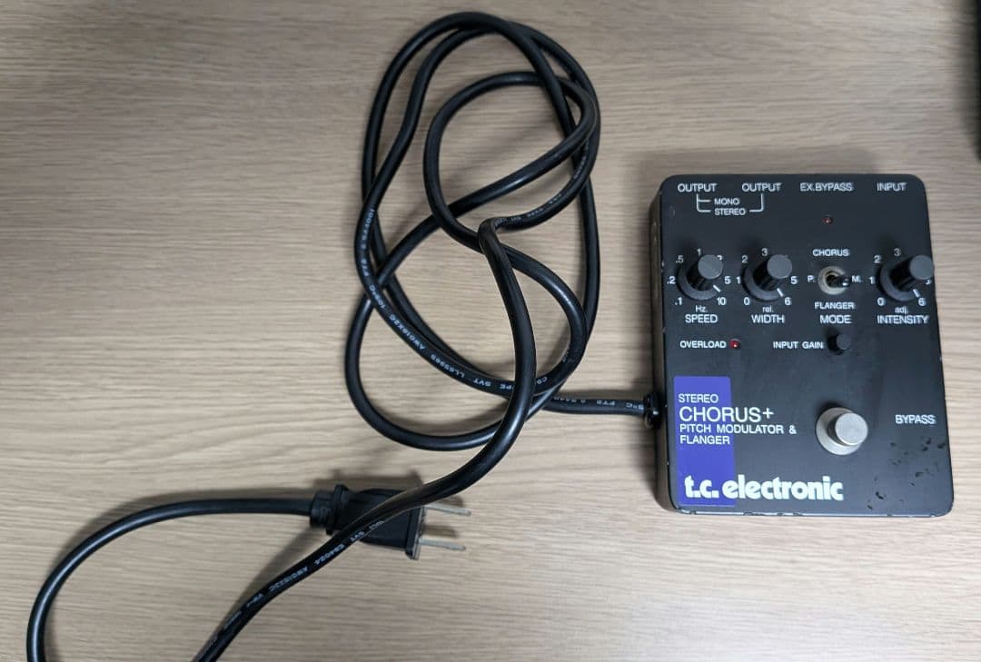 （ビンテージ）t.c.electronic CHORUS+ ギターエフェクター