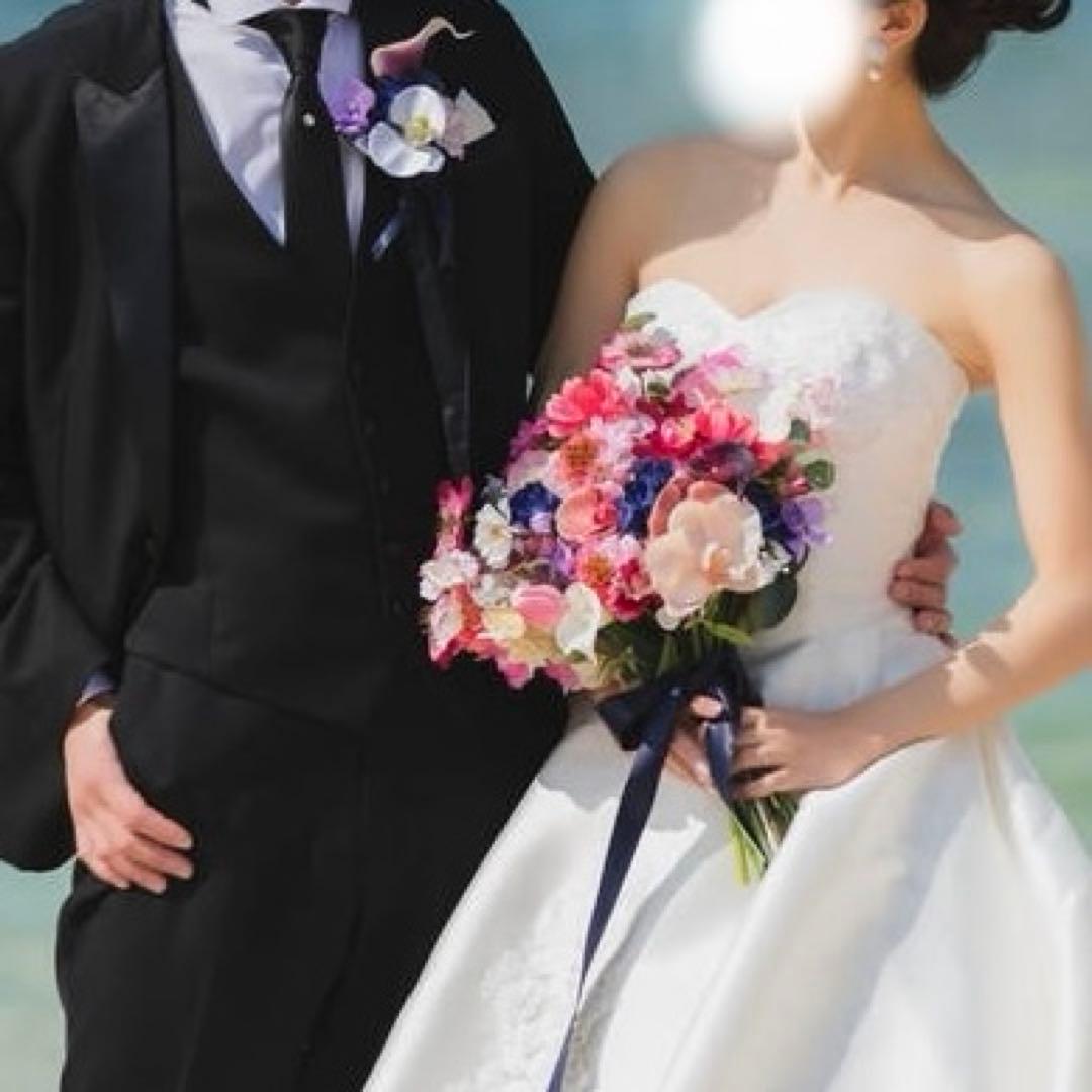 ウエディングブーケ　ブートニアセット 楽天市場】ブーケ ブートニアセット ウエディングブーケ ウェディング