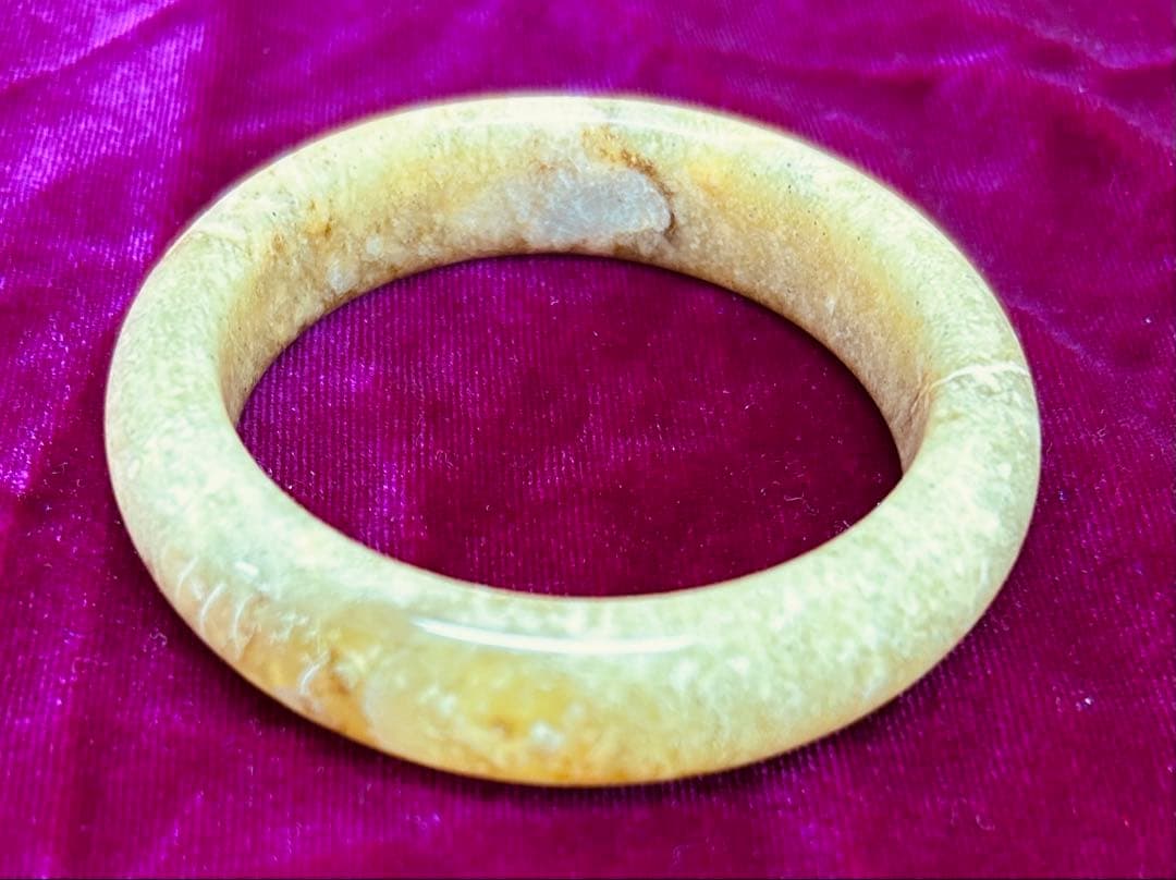 美品　天然石 翡翠 玉 贵妃バングル ysz113 Amazon.co.jp: 翡翠バングルブレスレット、レディース翡翠バングル