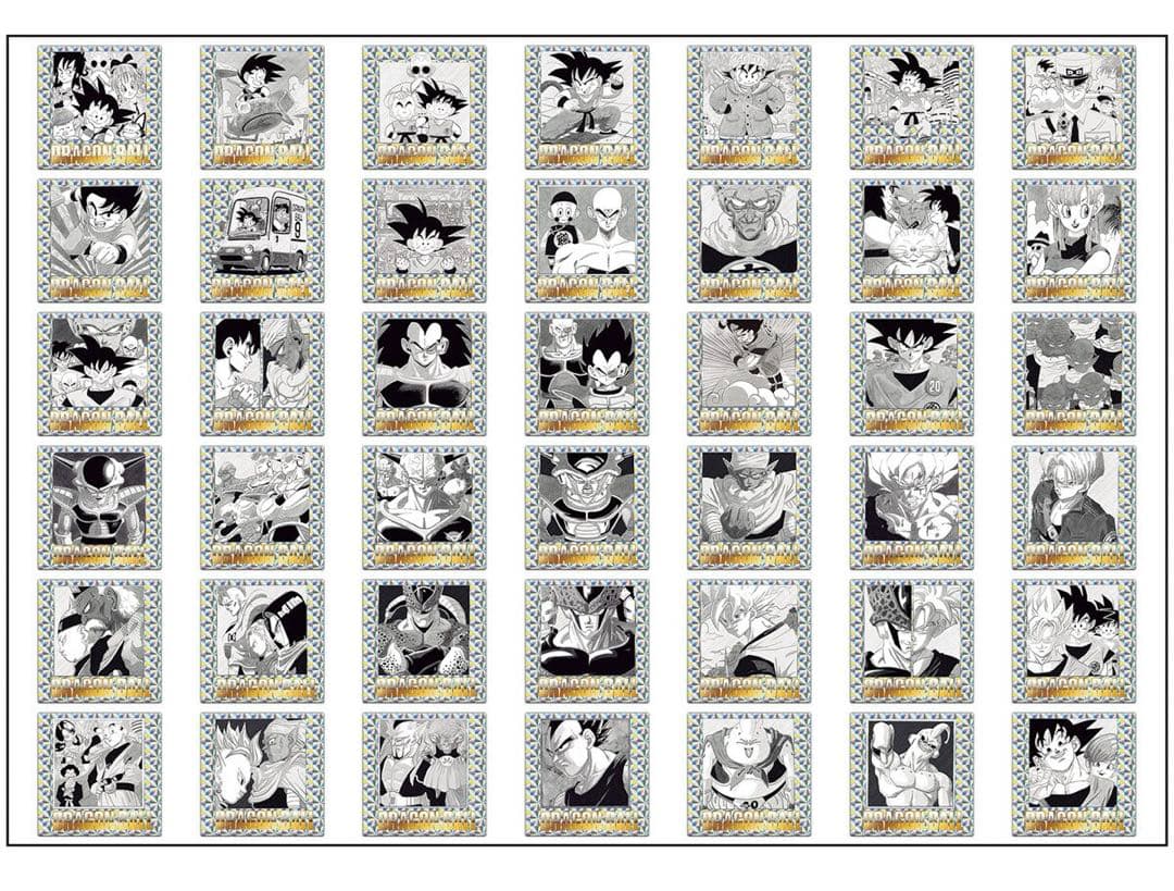 ドラゴンボール 40周年記念　ウエハース 全42種　フルコンプ　新品未開封 バンダイ ドラゴンボール40周年記念 オリジナルイラストシール