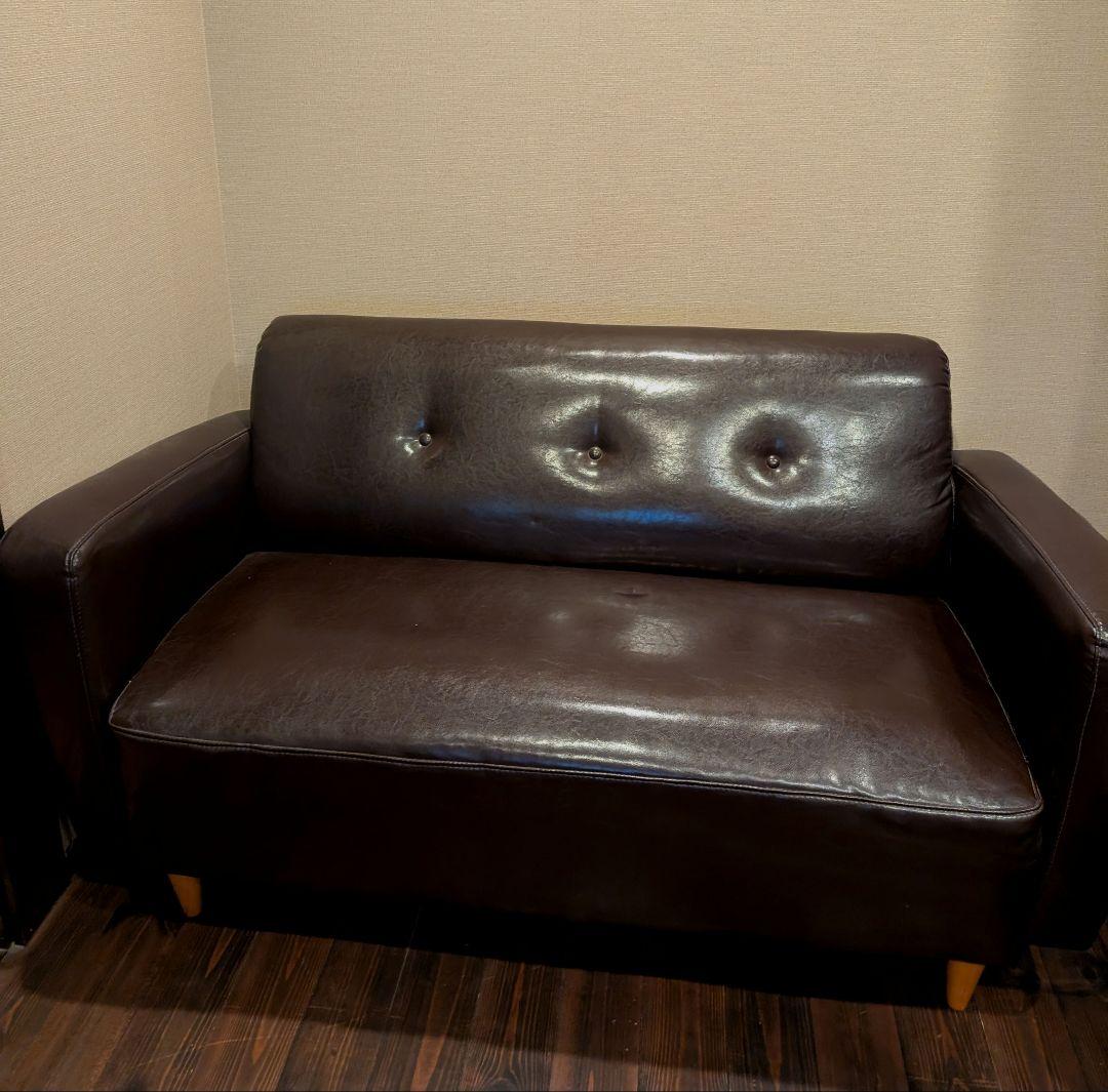 ダークブラウン 2人掛けソファ to meet ソファー ケネス ダークブラウン 2人掛け ソファ 二人掛け