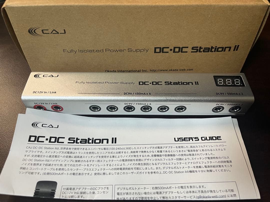 CAJ DC・DC station Ⅱ パワーサプライ CAJ DC/DC Station II（パワーサプライ） ｜イケベ楽器店オンラインストア