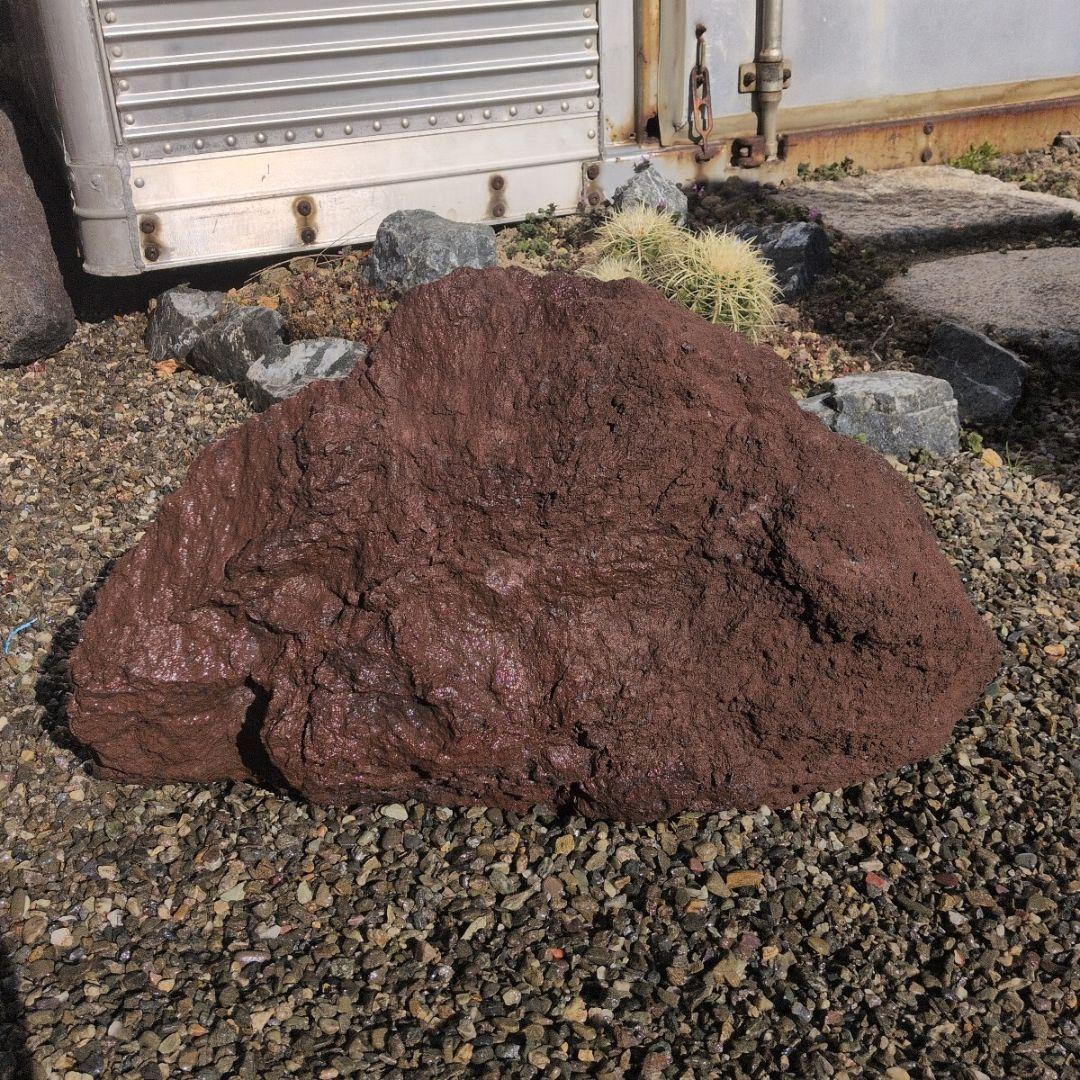 赤 富士 溶岩石 37.6キロ 庭石 石 鑑賞石 石材 庭 坪庭 ガーデニング