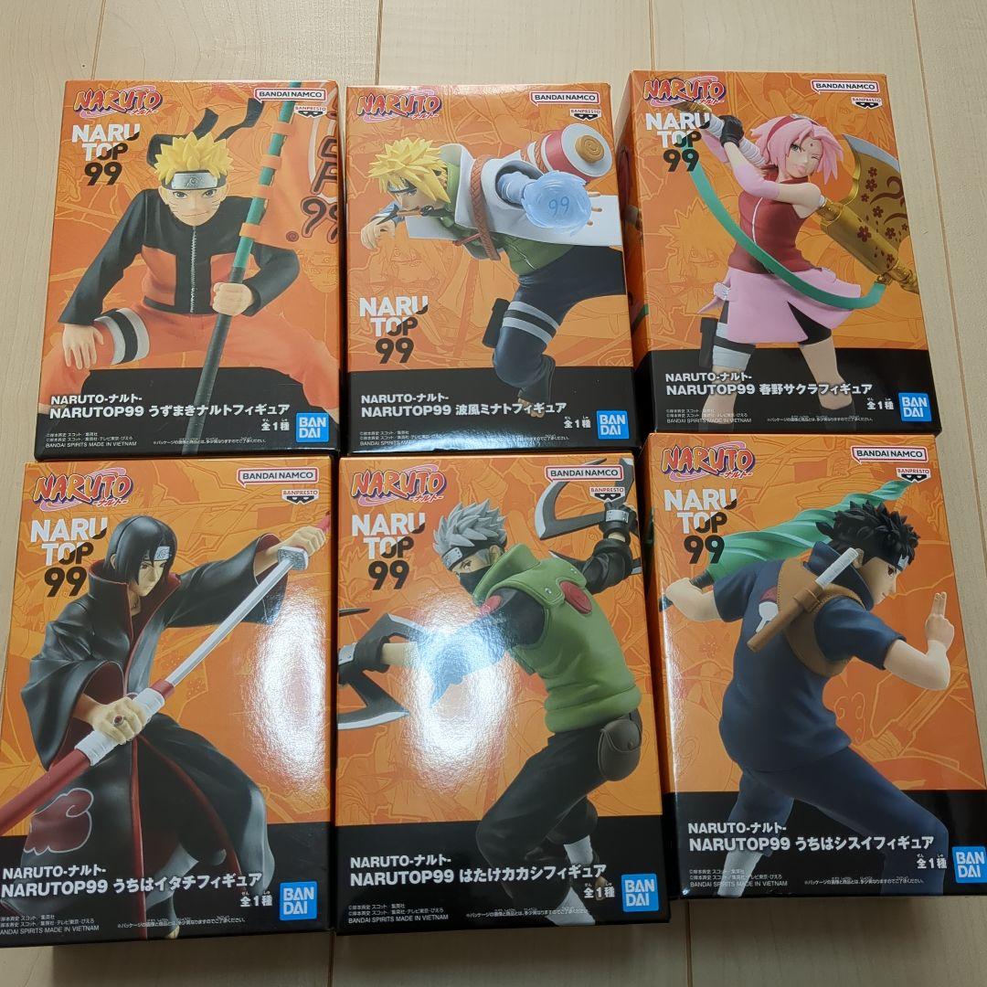 NARUTO TOP 99 アクションフィギュア 6体セット S.H.Figuarts Naruto Uzumaki - NARUTOP99 Edition - Bandai Spirits